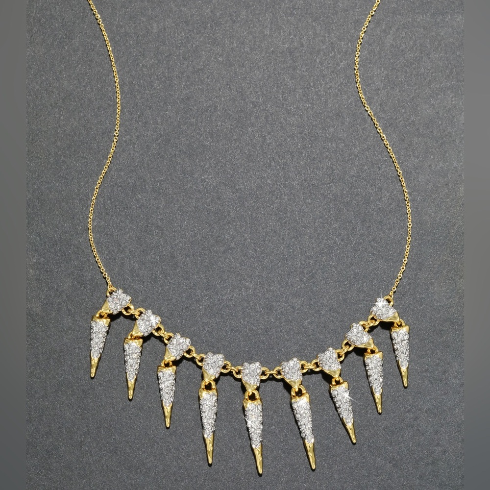 ALEXIS BITTAR • Solanales Crystal Spear Fringe Necklace